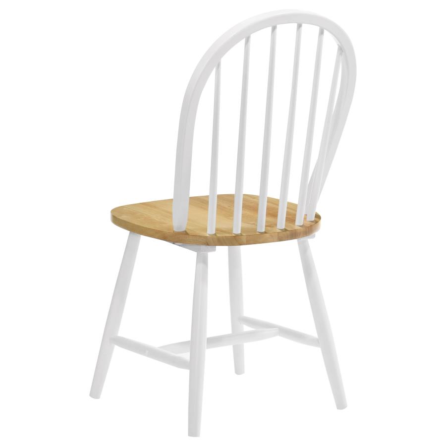 (image for) Cinder Wood Dining Side Chair White (Set of 4)