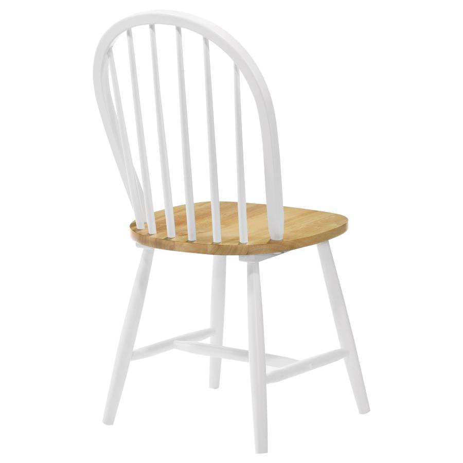 (image for) Cinder Wood Dining Side Chair White (Set of 4)