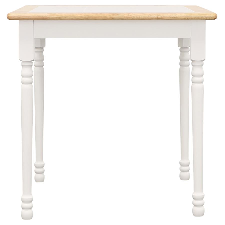 (image for) Carlene Square 29-inch Wood Tile Top Dining Table White