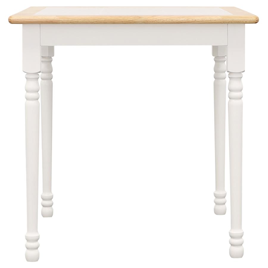 (image for) Carlene Square 29-inch Wood Tile Top Dining Table White