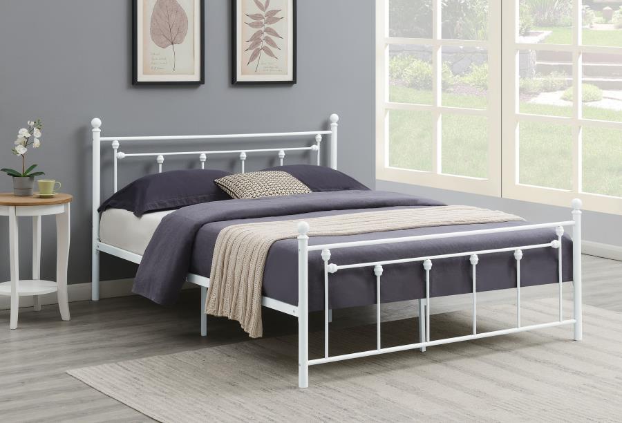 (image for) Canon Metal Full Open Frame Bed White