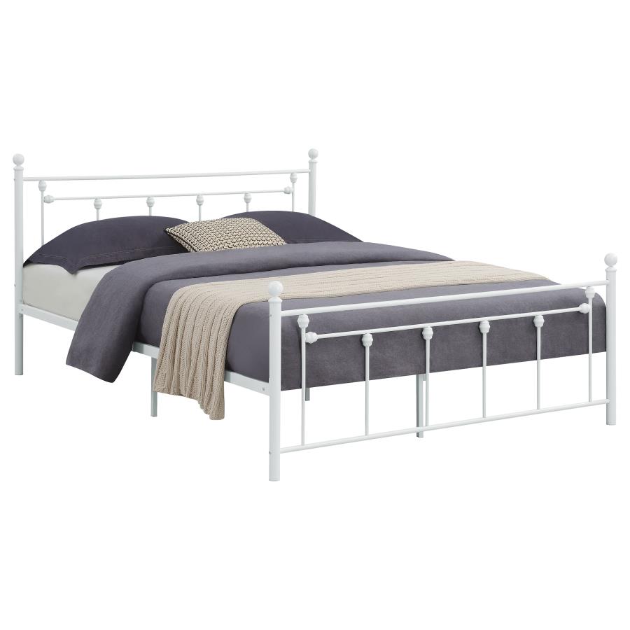 (image for) Canon Metal Full Open Frame Bed White