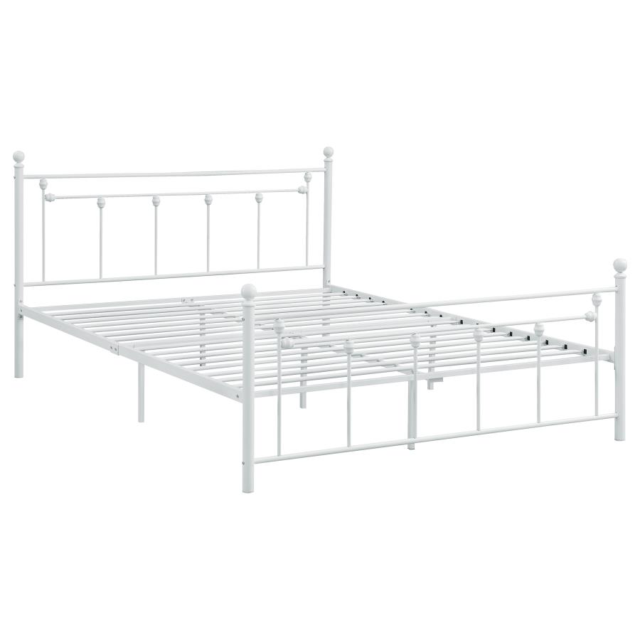 (image for) Canon Metal Queen Open Frame Bed White