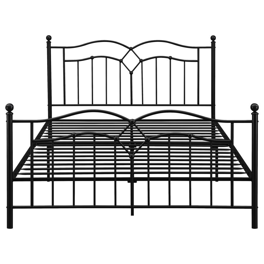 (image for) Klossen Metal Queen Open Frame Bed Black