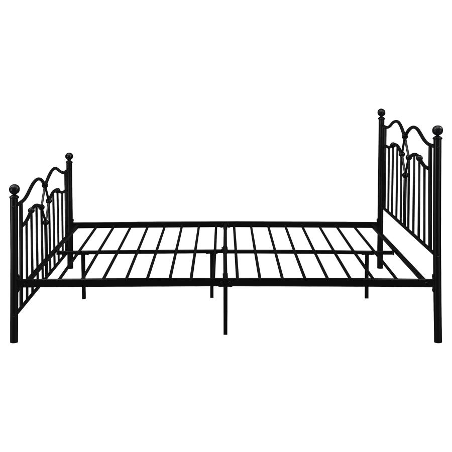 (image for) Klossen Metal Queen Open Frame Bed Black