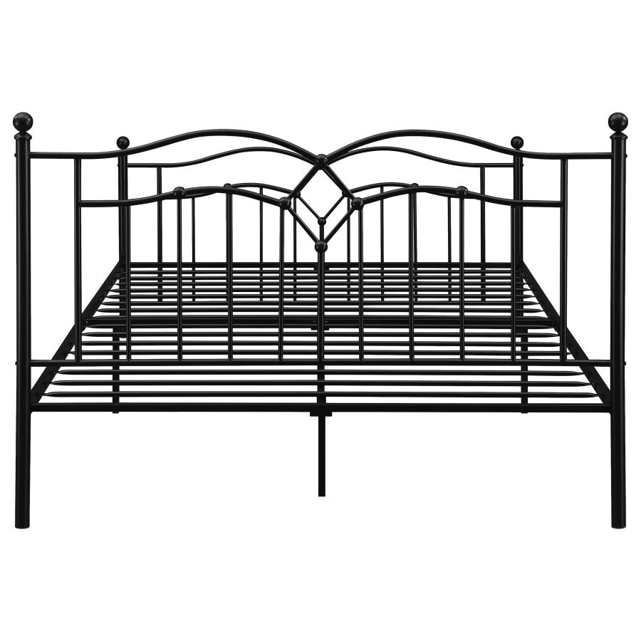 (image for) Klossen Metal Queen Open Frame Bed Black