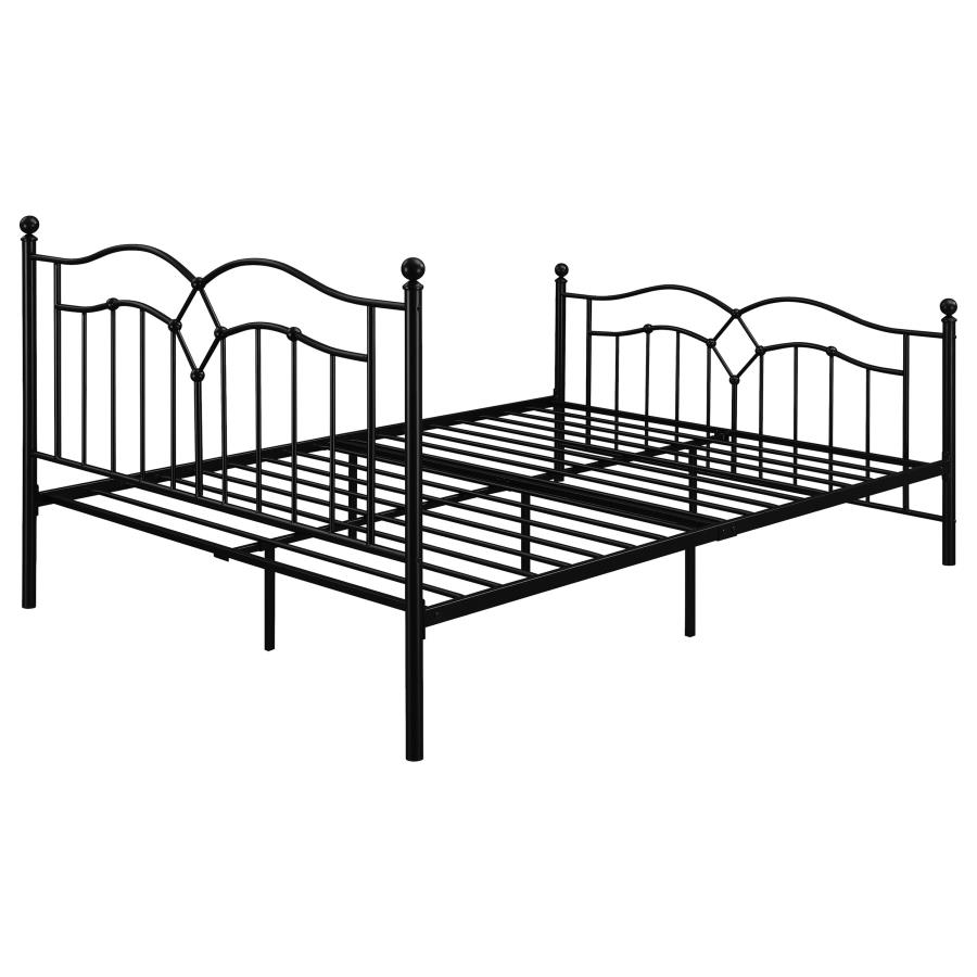 (image for) Klossen Metal Queen Open Frame Bed Black