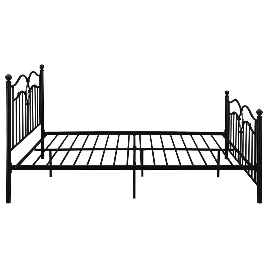 (image for) Klossen Metal Queen Open Frame Bed Black