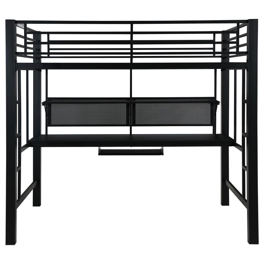 (image for) Avalon Full Workstation Loft Bed Black