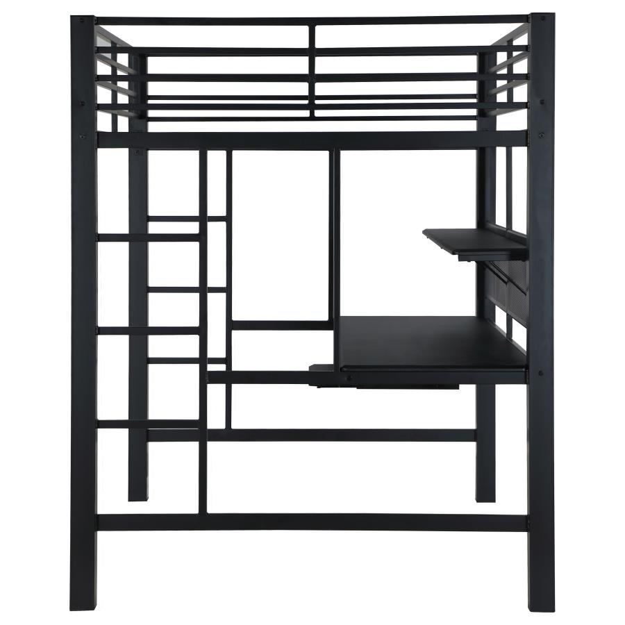 (image for) Avalon Full Workstation Loft Bed Black