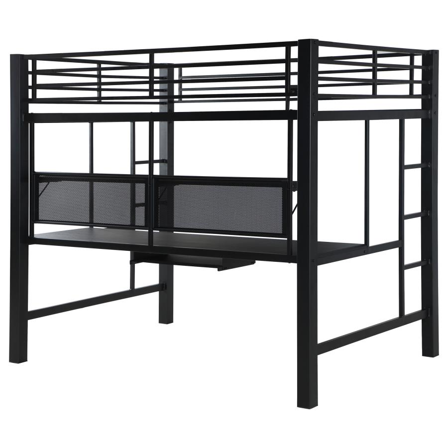 (image for) Avalon Full Workstation Loft Bed Black