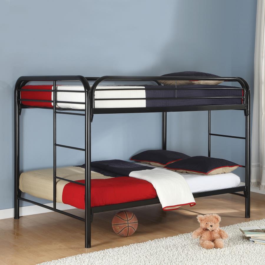 (image for) Morgan Metal Full Over Full Bunk Bed Black