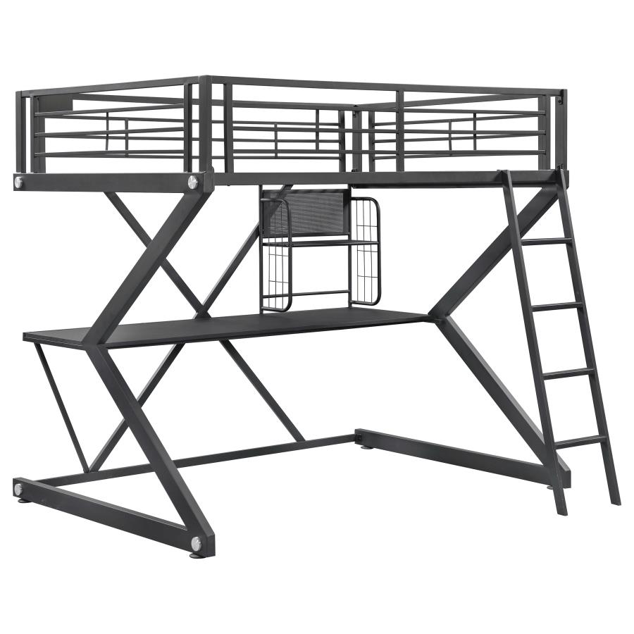 (image for) Parkview Full Workstation Loft Bed Black