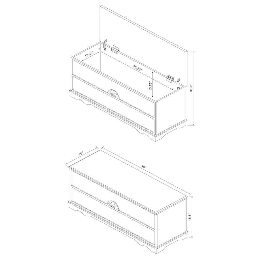 (image for) Paula Cedar Chest Honey