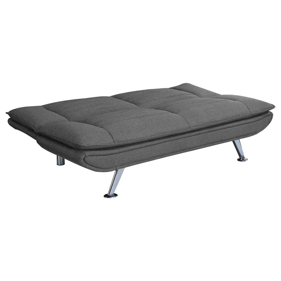 (image for) Julian Upholstered Tufted Convertible Sofa Bed Grey