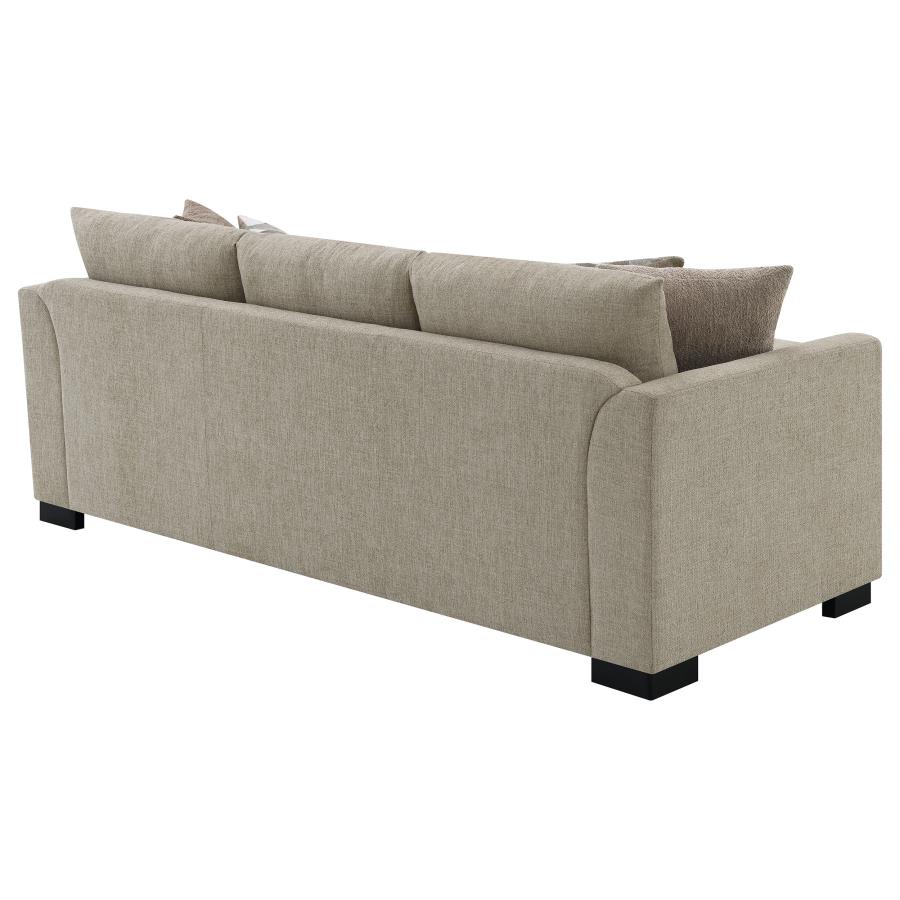 (image for) Storey Upholstered Sleeper Sectional Chaise Sofa Camel