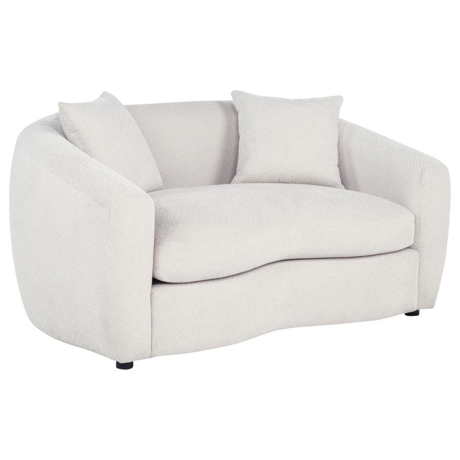 (image for) Isabella Fabric Upholstered Loveseat Sand