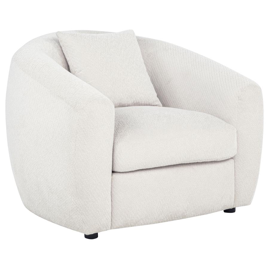 (image for) Isabella Fabric Upholstered Accent Chair Sand