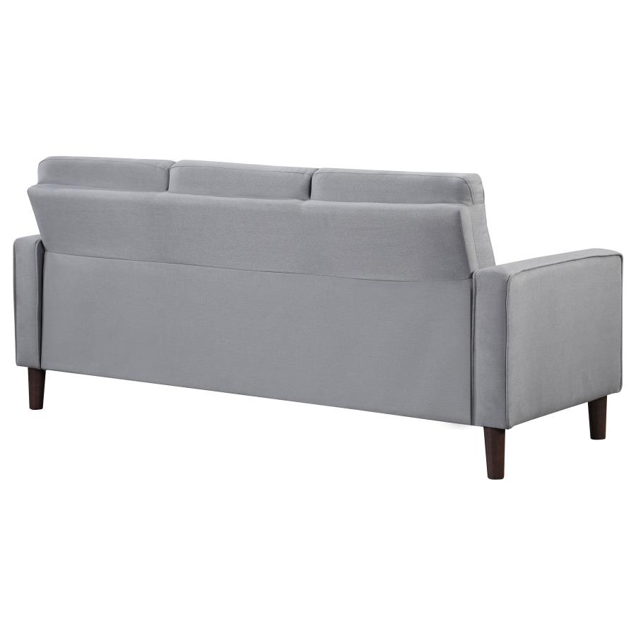 (image for) Bowen Upholstered Track Arm Tufted Sofa Grey