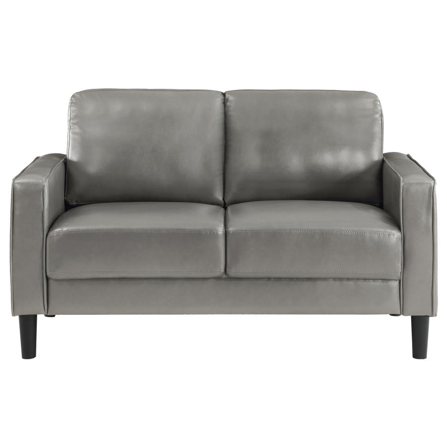 (image for) Ruth 3-piece Upholstered Track Arm Sofa Set Grey