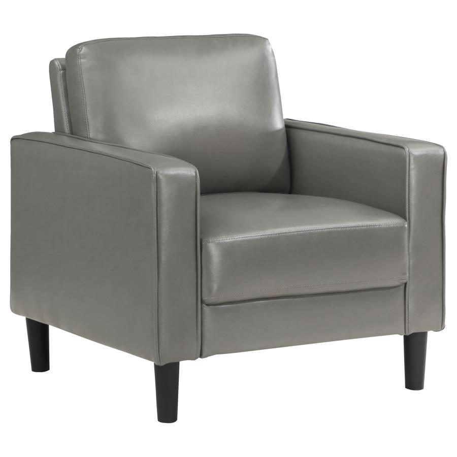 (image for) Ruth 3-piece Upholstered Track Arm Sofa Set Grey