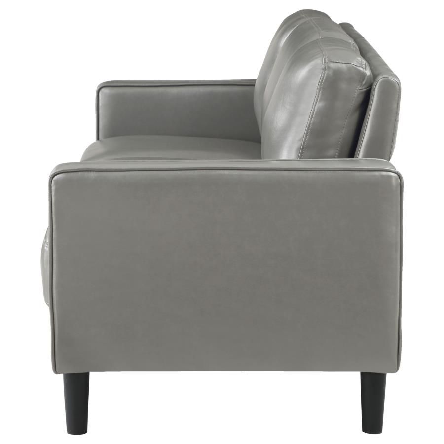 (image for) Ruth Upholstered Track Arm Sofa Grey