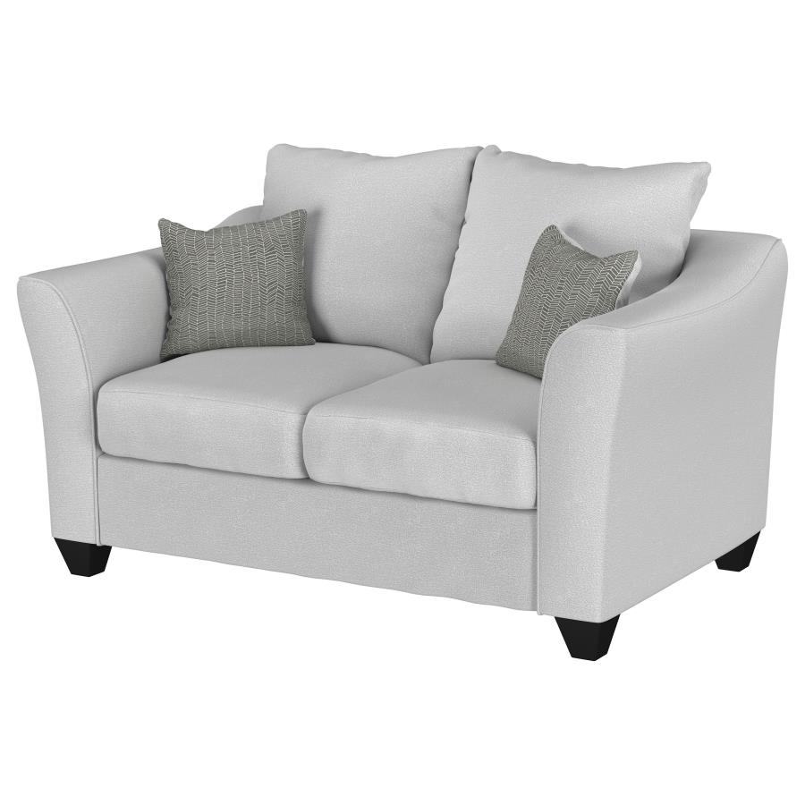 (image for) Salizar Upholstered Flared Arm Loveseat Sand