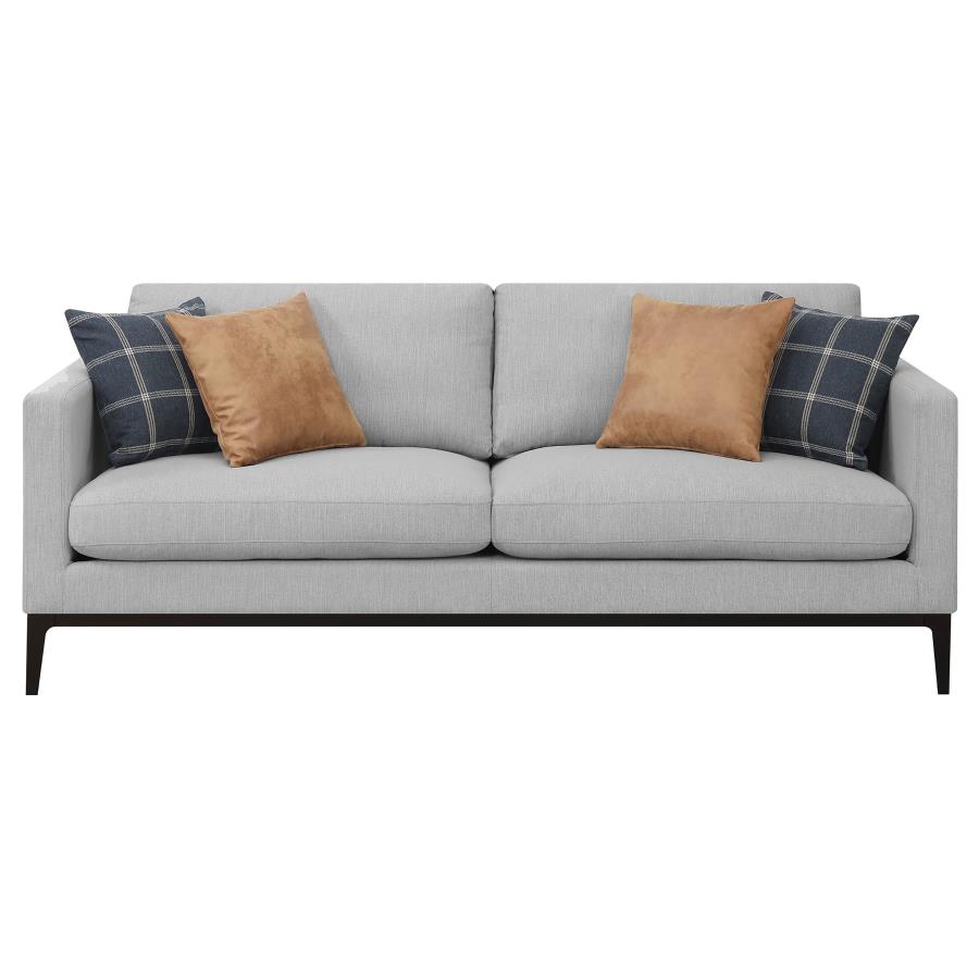 (image for) Apperson Upholstered Track Arm Sofa Light Grey