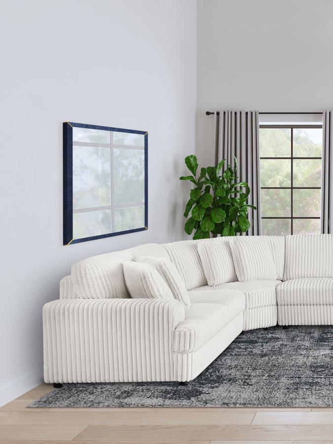 (image for) Emberson Upholstered LAF Loveseat Ivory