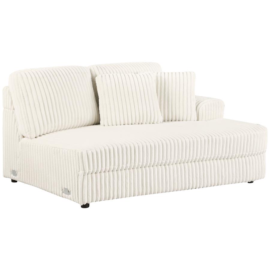 (image for) Emberson Upholstered RAF Cuddler Ivory