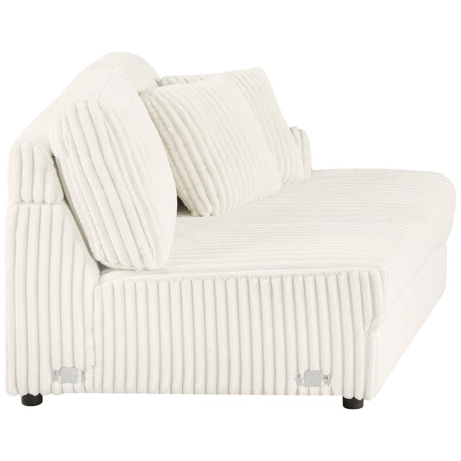 (image for) Emberson Upholstered RAF Cuddler Ivory