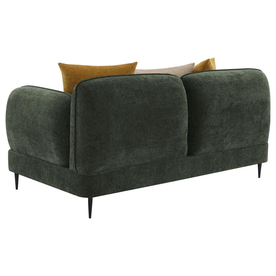 (image for) Jade 2-piece Chenille Upholstered Sofa Set Green