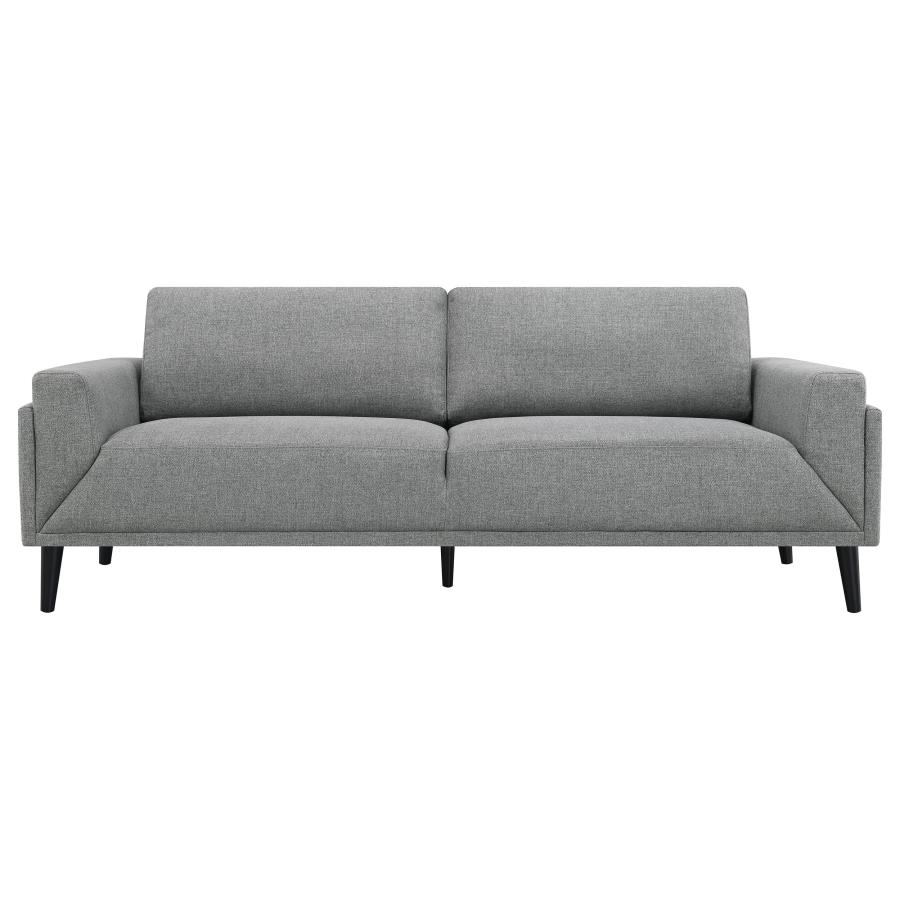 (image for) Rilynn 2-piece Upholstered Track Arm Sofa Set Grey