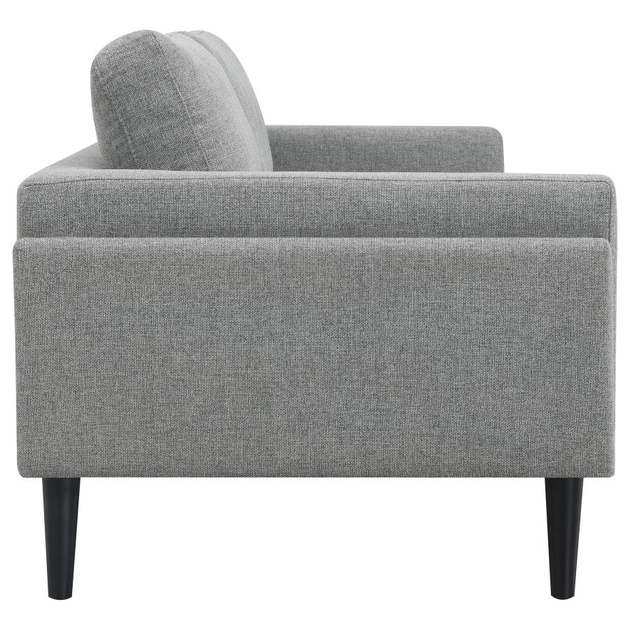 (image for) Rilynn 2-piece Upholstered Track Arm Sofa Set Grey