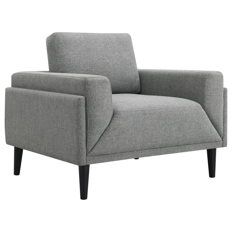 (image for) Rilynn 3-piece Upholstered Track Arm Sofa Set Grey