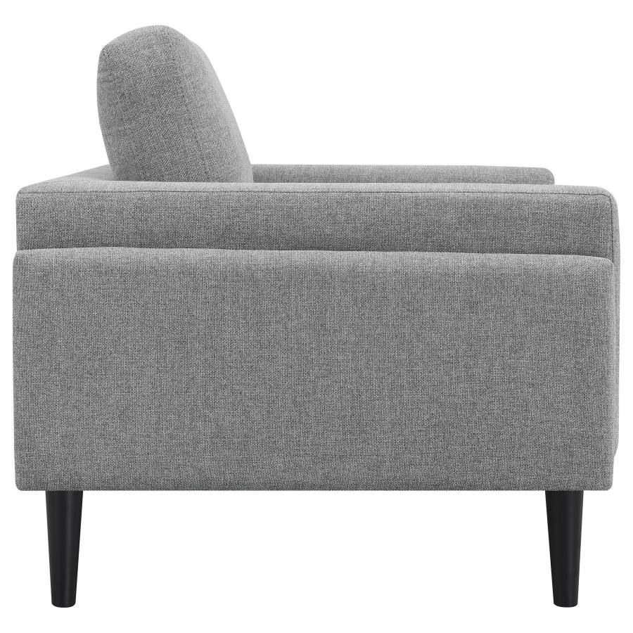 (image for) Rilynn 3-piece Upholstered Track Arm Sofa Set Grey