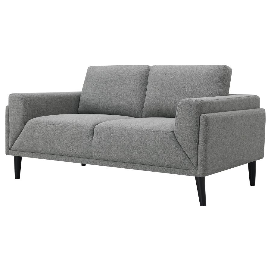 (image for) Rilynn Upholstered Track Arm Loveseat Grey