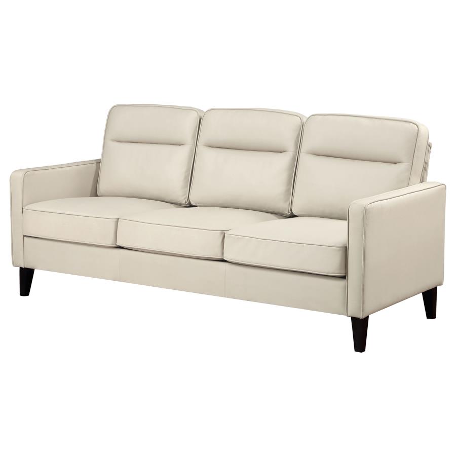 (image for) Jonah Upholstered Track Arm Sofa Ivory