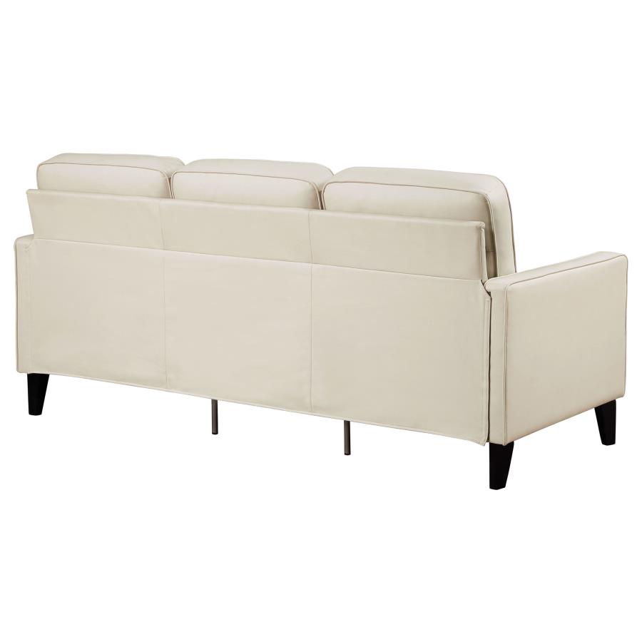 (image for) Jonah Upholstered Track Arm Sofa Ivory