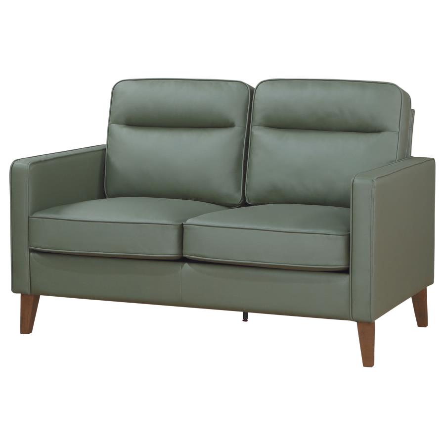 (image for) Jonah Upholstered Track Arm Loveseat Green