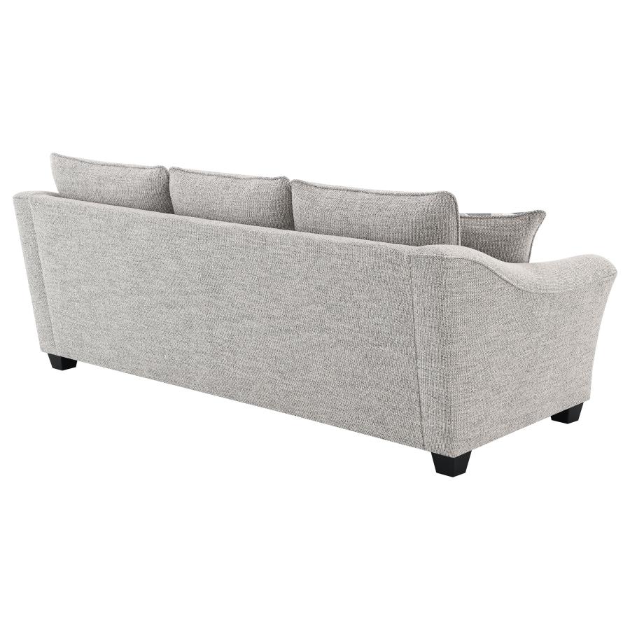 (image for) Tomkins Boucle Upholstered Sofa Light Grey