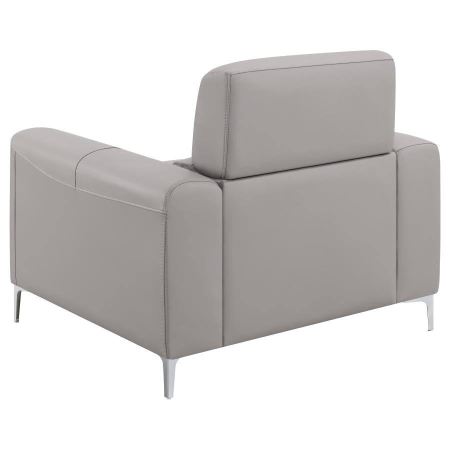 (image for) Glenmark 3-piece Upholstered Track Arm Sofa Set Taupe