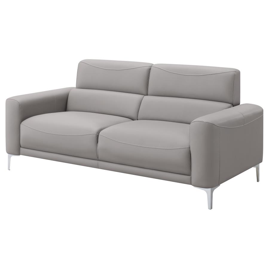 (image for) Glenmark Upholstered Track Arm Sofa Taupe