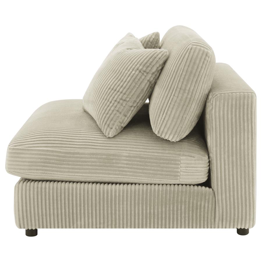 (image for) Blaine Upholstered Armless Chair Sand