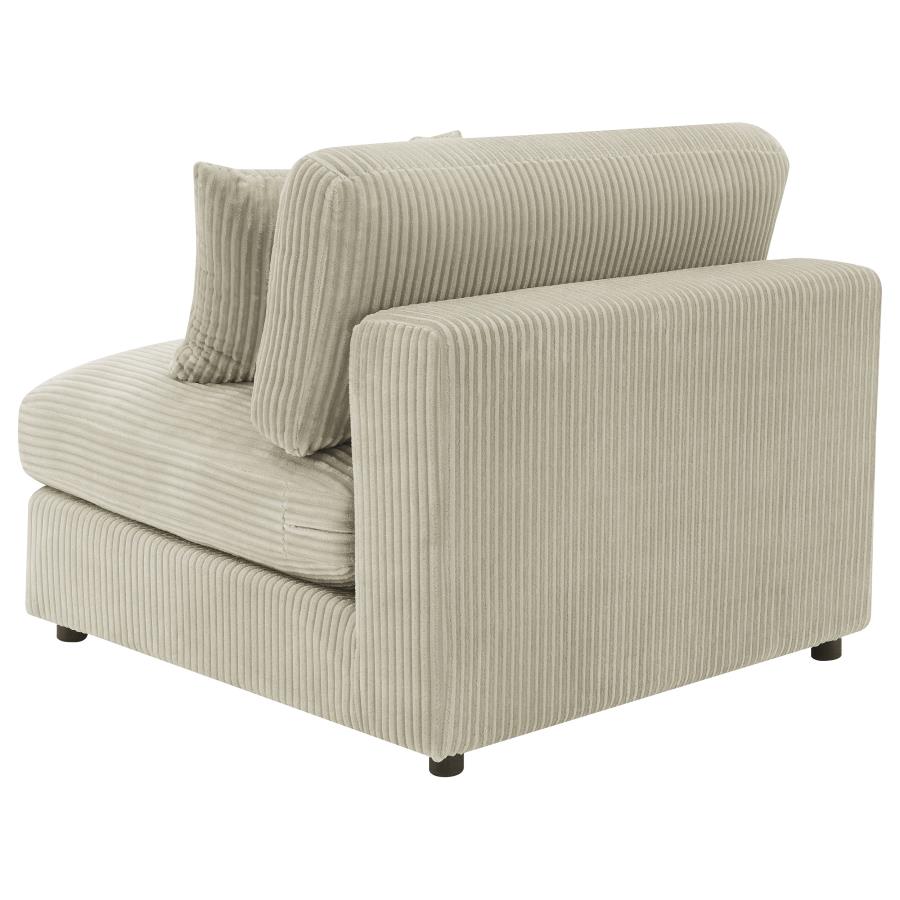 (image for) Blaine Upholstered Armless Chair Sand