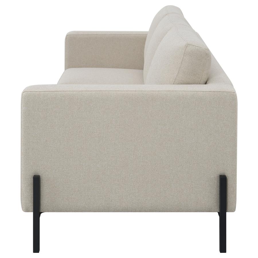 (image for) Tilly Upholstered Track Arm Sofa Oatmeal