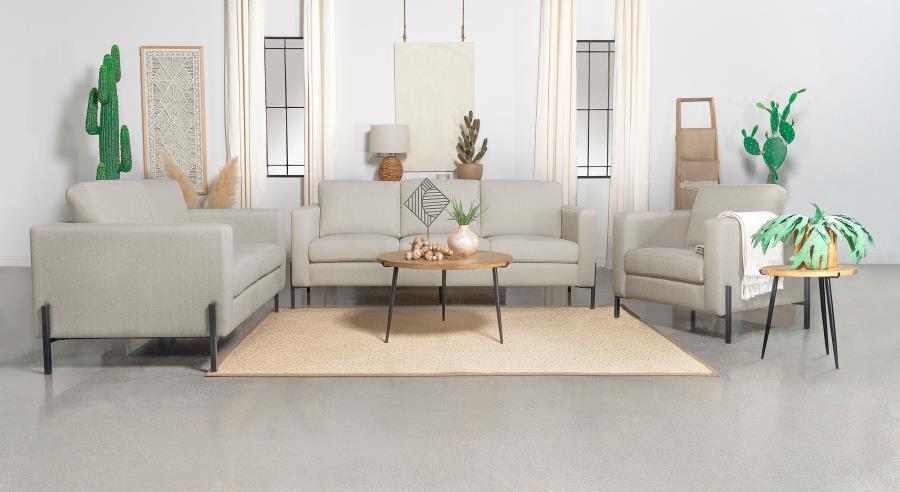 (image for) Tilly Upholstered Track Arm Sofa Oatmeal