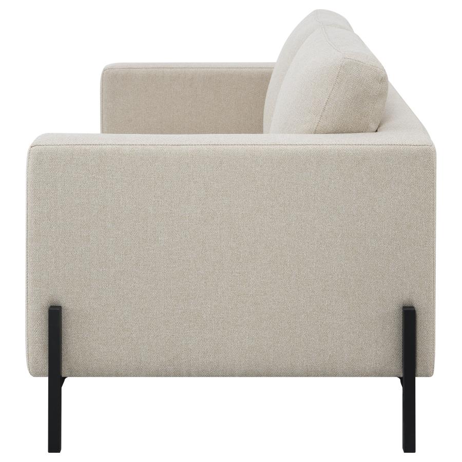 (image for) Tilly Upholstered Track Arm Loveseat Oatmeal