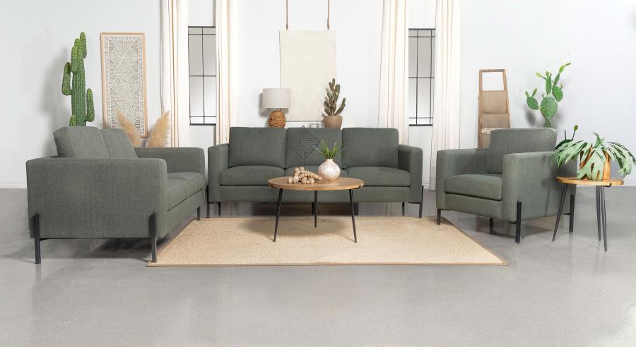 (image for) Tilly Upholstered Track Arm Sofa Sage