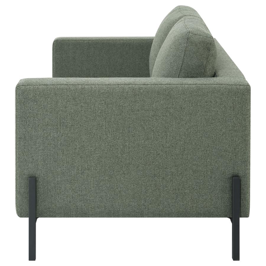 (image for) Tilly Upholstered Track Arm Loveseat Sage